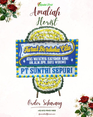 Papan Bunga Duka di Ngampilan