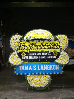 Papan Bunga Duka di Ngampilan